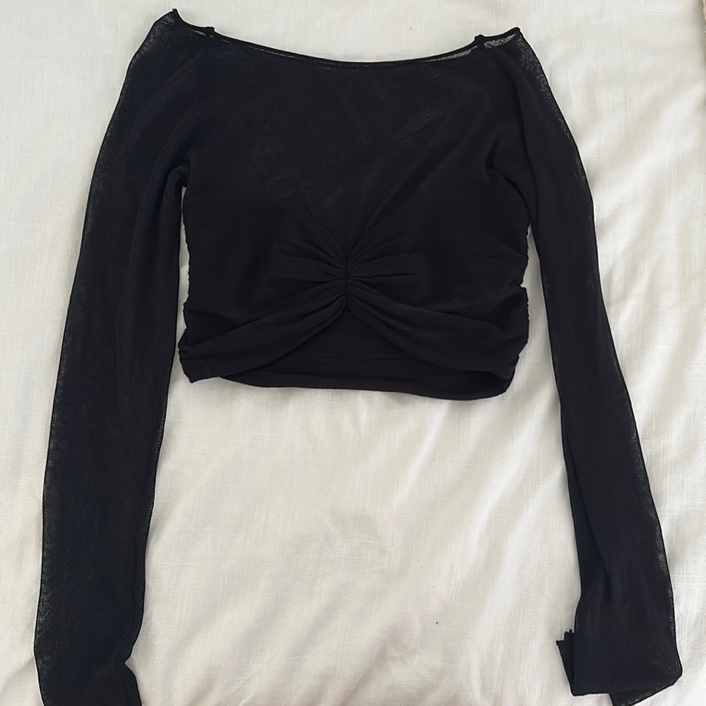 off the shoulder long sleeve